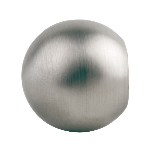Endstück BALL, 2 Stück in edelstahlfarben aus Metall