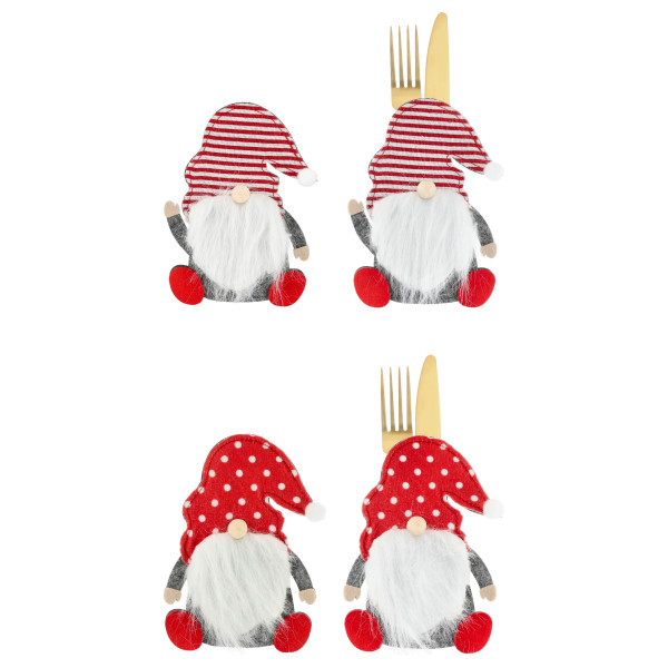 Bestecktasche WICHTEL in mehrfarbig aus Filz