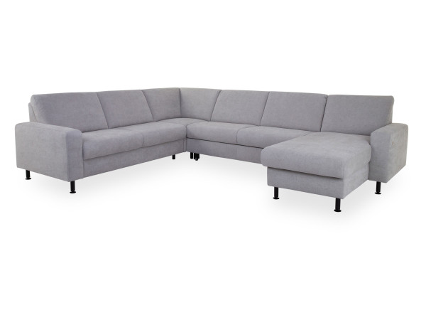 Wohnlandschaft vito SPRING in silver aus Stoff