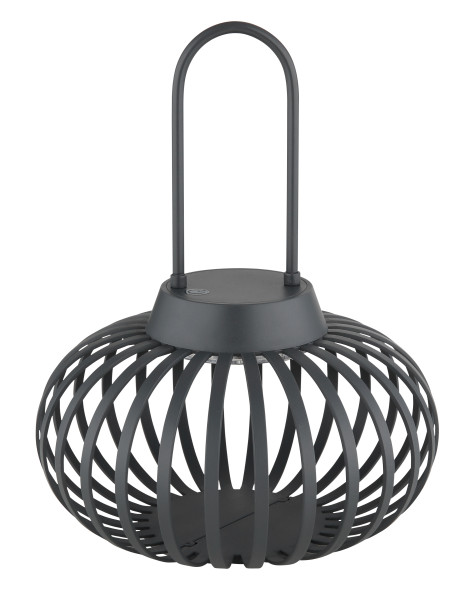 Tischleuchte ALLEGRA in anthrazit aus Metall