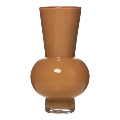 Vase NOVI in orange aus Glas