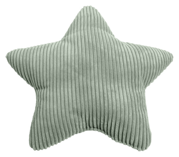 Kissen SHARA STERN salbei in Salbei aus Polyester