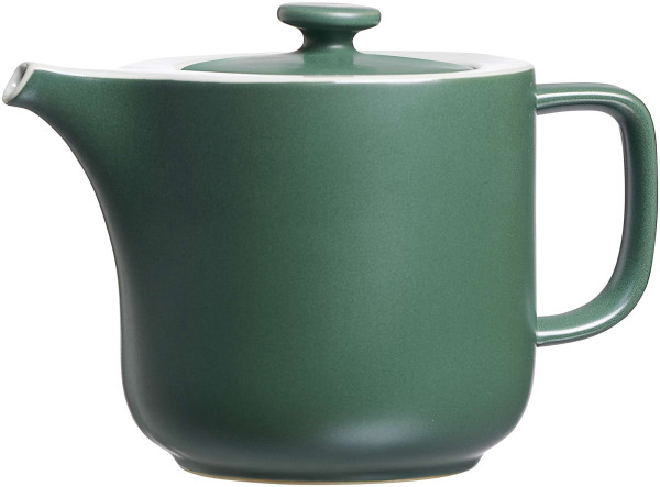 Kaffeekanne JASPER in grün aus Steinzeug