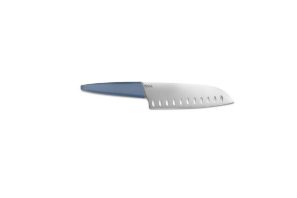 Santokumesser WOLL STORM CUTTING in blau aus Metall