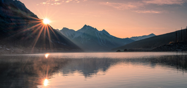 Akustikbild BERGPANORAMA in mehrfarbig