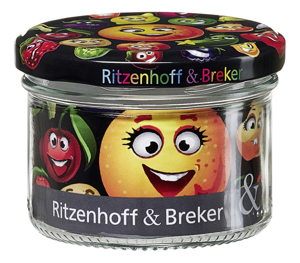 Vorratsglas SMILE klar in transparent aus Glas