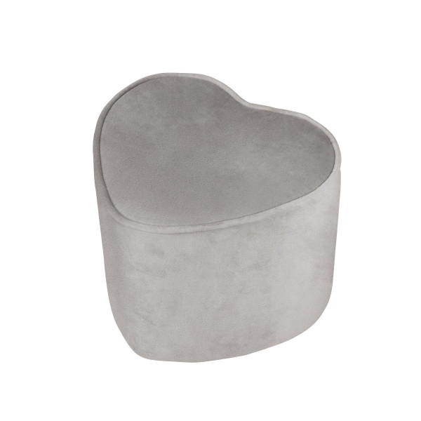 Kinderhocker roba in grau aus Polyester