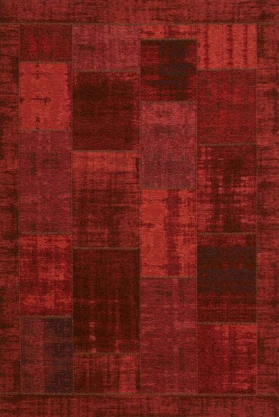 Teppich DELICATE 45 in rot aus Mischgewebe