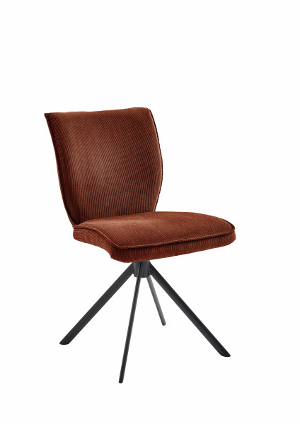 Polsterstuhl BRISTOL in  Fjord copper