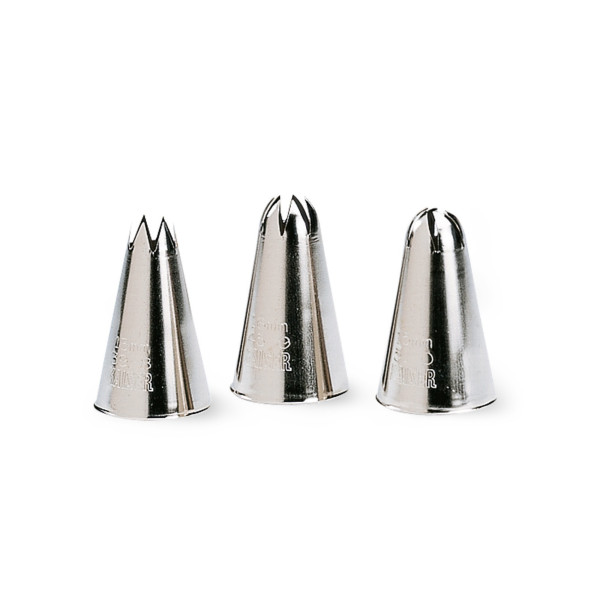 Profi-Tüllensortiment KAISER in silberfarben aus Metall
