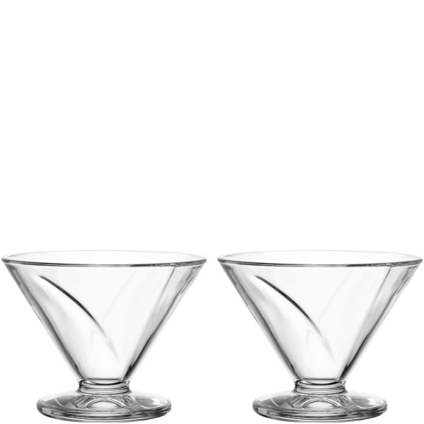Eisschalen-Set CONO in klar aus Glas