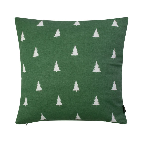 Kissen TERESA in grün aus Baumwolle