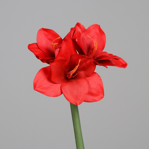Kunstblume AMARYLLIS in rot aus Kunststoff