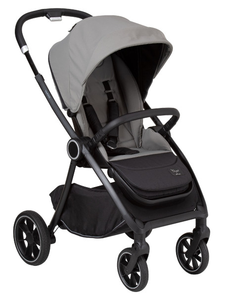 Kombi-Kinderwagen HARTAN VERSO in grau aus Materialmix
