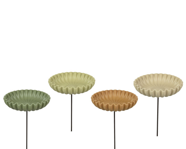 Vogeltränke PIETRO in mehrfarbig aus Bambus