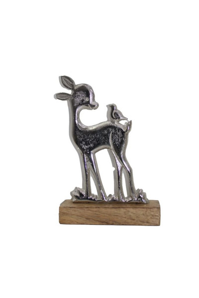 Aufsteller BAMBI in braun aus Holz