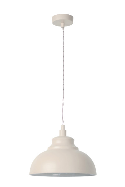 Pendelleuchte ISLA in beige aus Metall
