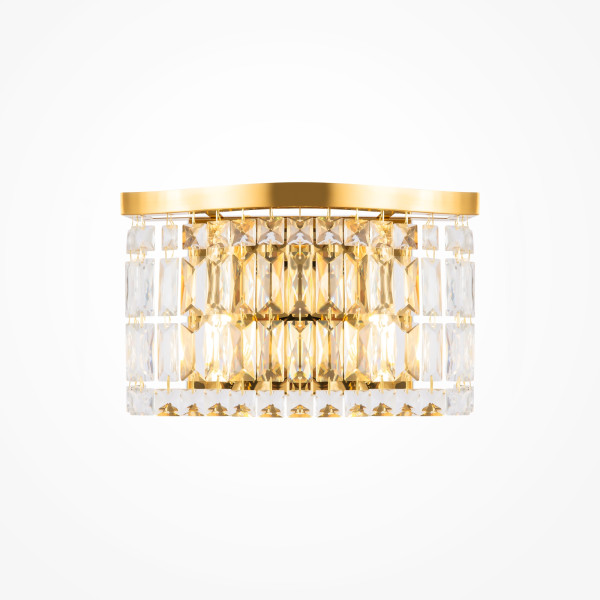 Wandleuchte DUNE in goldfarben aus Metall