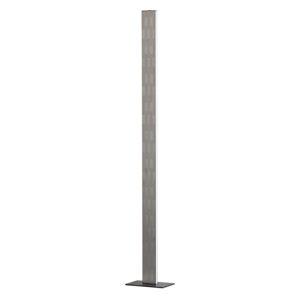 Stehleuchte ALURO in Nickel aus Metall