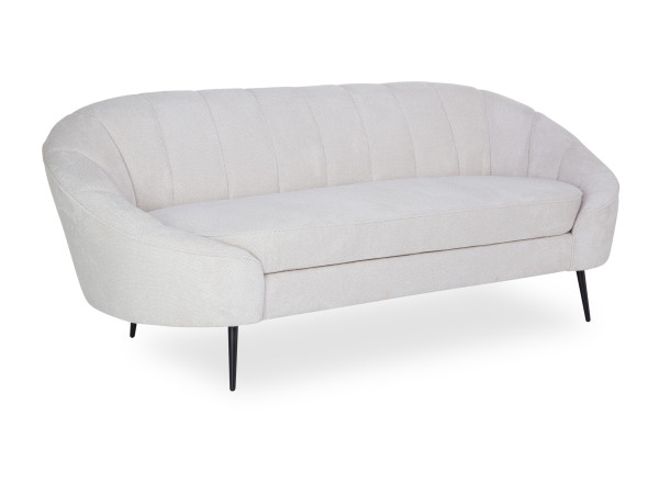Sofa 3-Sitzer DROP KANYA in beige aus Stoff
