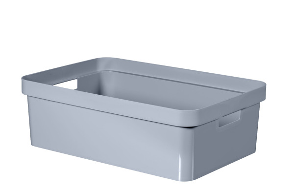 Box infinity RECYCLING 11L in blau aus Polypropylen