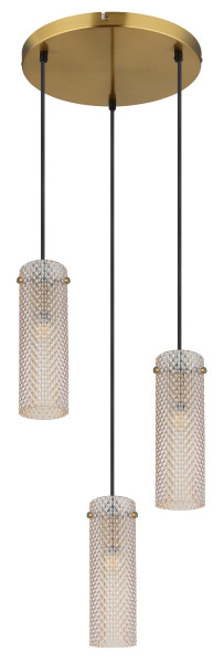 Hängeleuchte KAROLO in goldfarben aus Metall