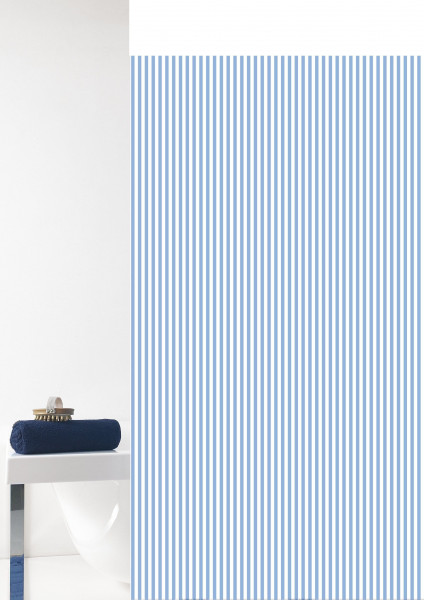Duschvorhang VERTICAL in mehrfarbig aus PVC