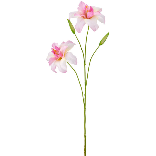Kunstblume LILIE gefüllt in rosa aus Kunststoff