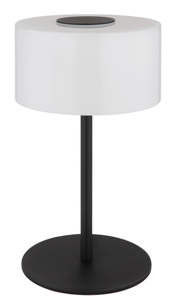 Tischleuchte TRENTON in schwarz aus Metall