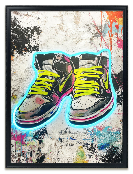Bild SNEAKER VIEW in mehrfarbig aus Materialmix