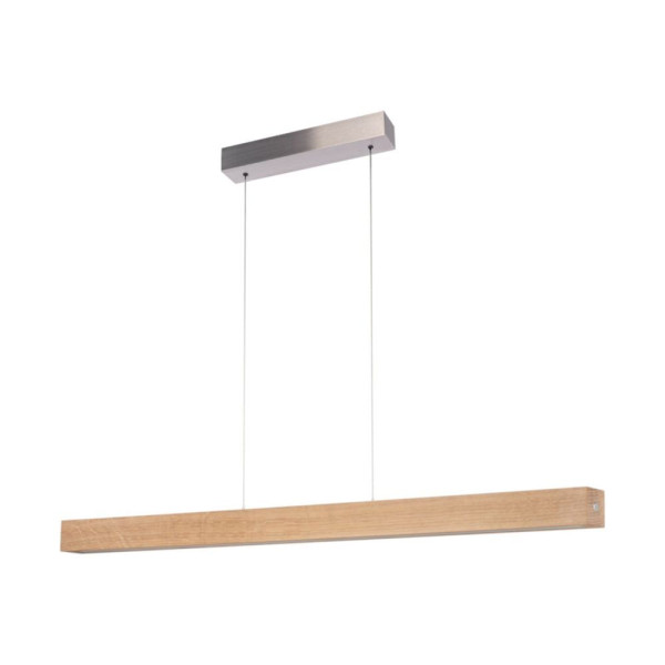 Pendelleuchte LENNOX in Nickel aus Holz
