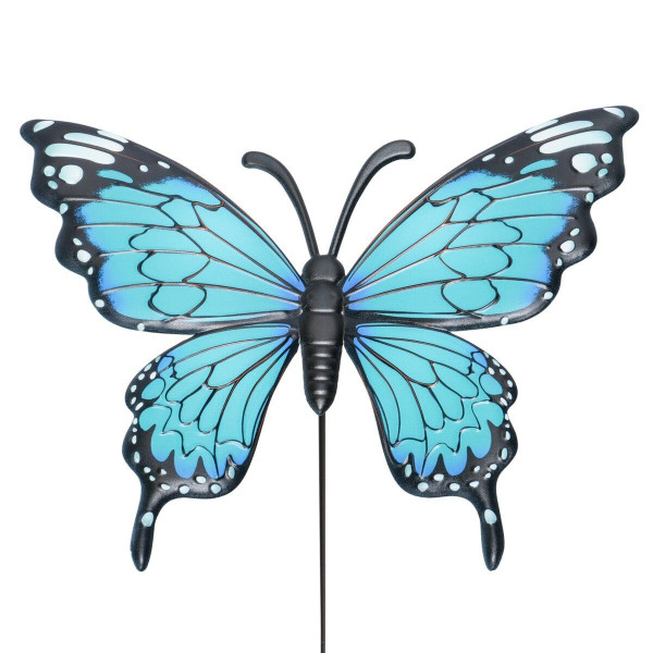 Gartenstecker FLORIANA in schwarz aus Eisen