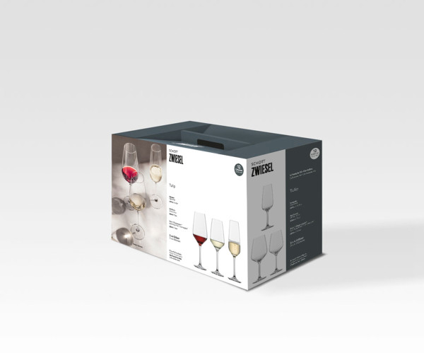 Gläser-Set TULIP in klar aus Glas