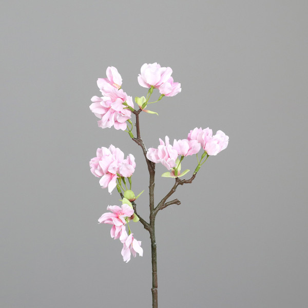 Kunstblume Kirschblütenzweig in rosa aus Kunststoff