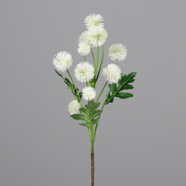 Kunstblume KUGELDISTEL in creme aus Kunststoff