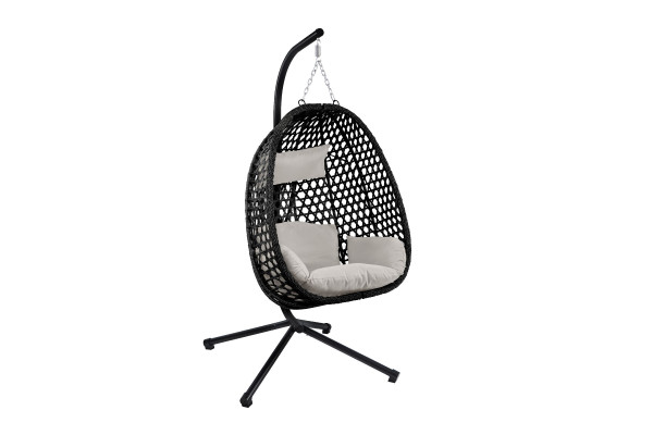 Hängesessel EMPOLI in anthrazit aus Metall