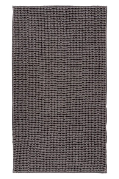Badematte MONZE grau in grau aus Polyester