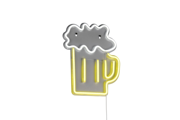 Wandleuchte LED BEER in mehrfarbig aus Kunststoff