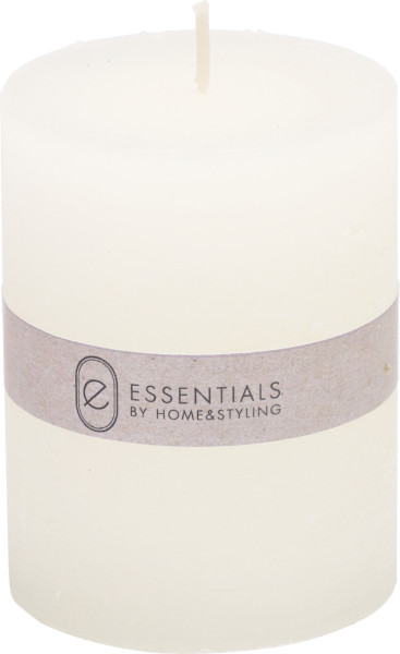 Kerze HARMONY ESSENTIALS weiß in weiß aus Wachs