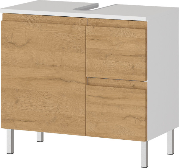 Waschbeckenunterschrank in mehrfarbig aus Holz
