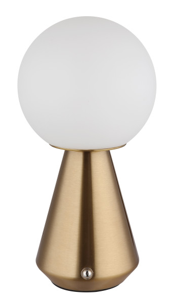 Tischleuchte SORA in kupferfarben aus Metall