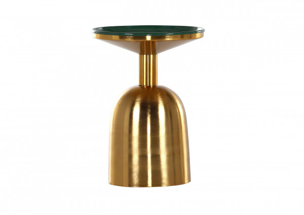 Beistelltisch Criss Cross in goldfarben