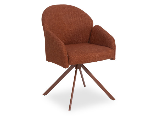 Armlehnstuhl HARPER HARMONY in kupferfarben