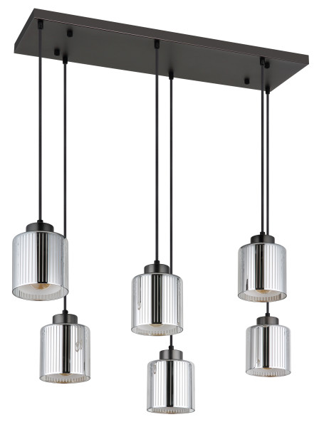 Hängeleuchte FELICIA in schwarz aus Metall