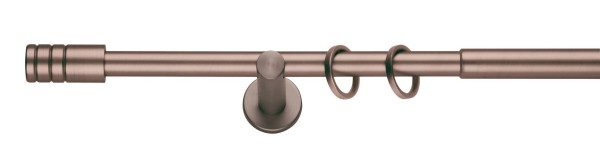 Komplettgarnitur RILLCUBE in bronzefarben aus Metall