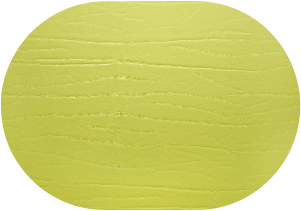 Tischset DUMBO LEATHERIXX in limette aus Leder