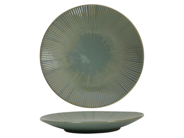 Dessertteller OCEAN in beige aus Keramik
