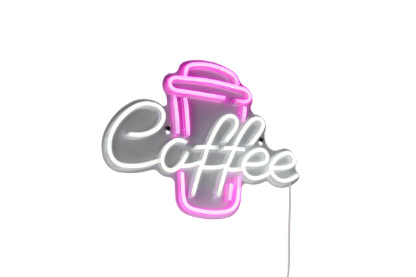 Wandleuchte LED COFFEE in mehrfarbig aus Kunststoff