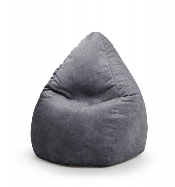 Sitzsack KAROLINA XL in grau aus Polyester