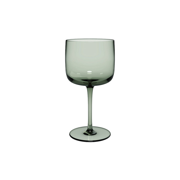 Weißweingläser-Set Like in grün aus Glas